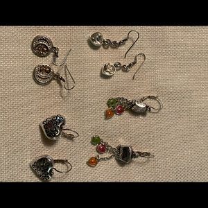 4 pair of Brighton earrings